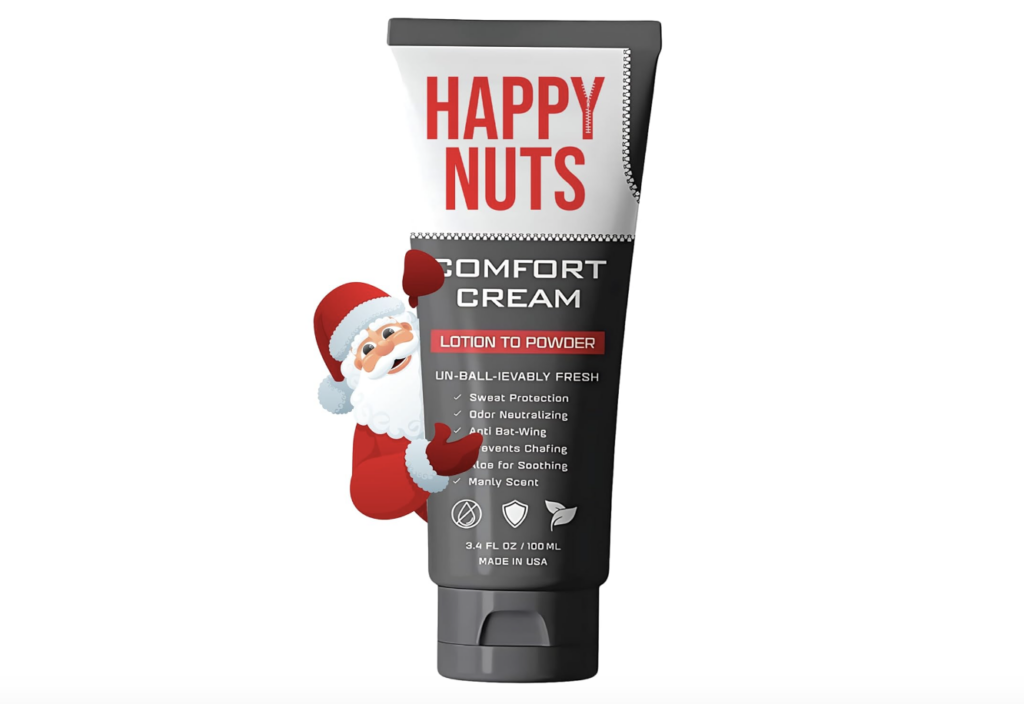 happy nuts comfort cream, best stocking stuffer ideas for men